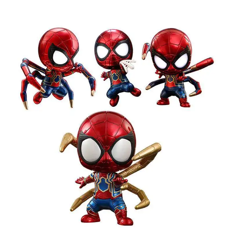 

Avengers Infinity War Iron Spider Light Mini Action Figure Light Web Shooting Iron Spider PVC figure Toys Brinquedos Anime 10CM