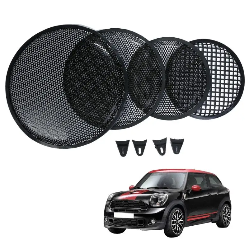 1 шт. накладка на громкоговоритель автомобильной двери 8/10/12 дюйма черная