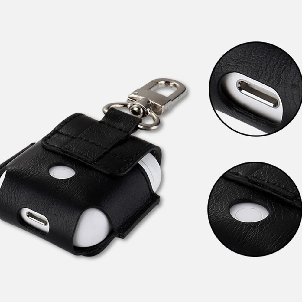 

CHYI Case For Apple Airpods 1:1 Airpod Case Luxury Leather Accessories Cover For Airpods 2 Earphone Case Coque Funda For Air Pod