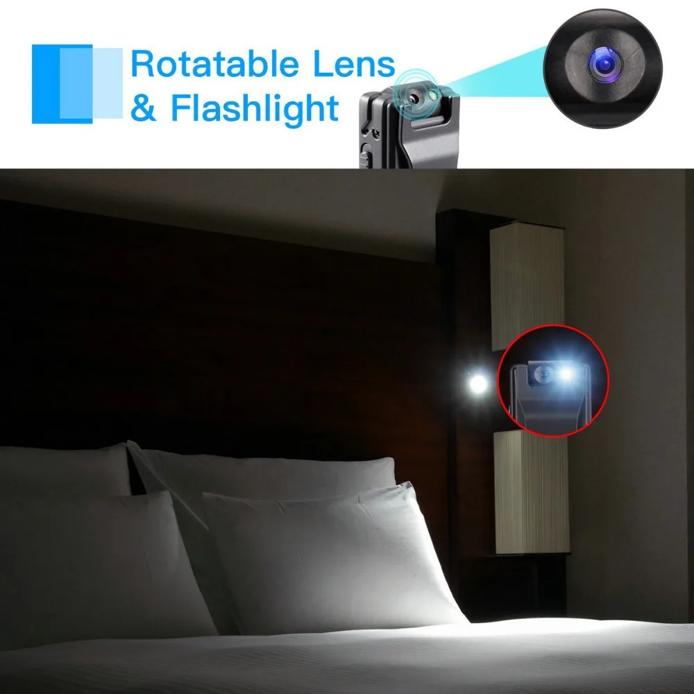 Vandlion A3 Mini Digital Camera HD Flashlight Micro Cam Magnetic Body Camera Motion Detection Snapshot Loop Recording Camcorder-4