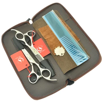 

6.0" Meisha Cheap Hairdressing Hair Scissors Japan 440C Steel Hair Cutting Thinning Shears Professional Hair Clippers Set HA0413