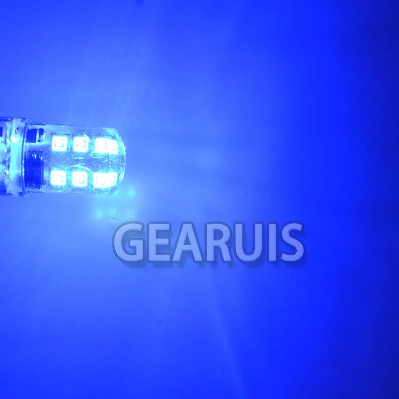 100 шт. T25 3157 T20 7443 стробоскоп мигание 12 SMD 2835 Светодиодный силиконовый стоп