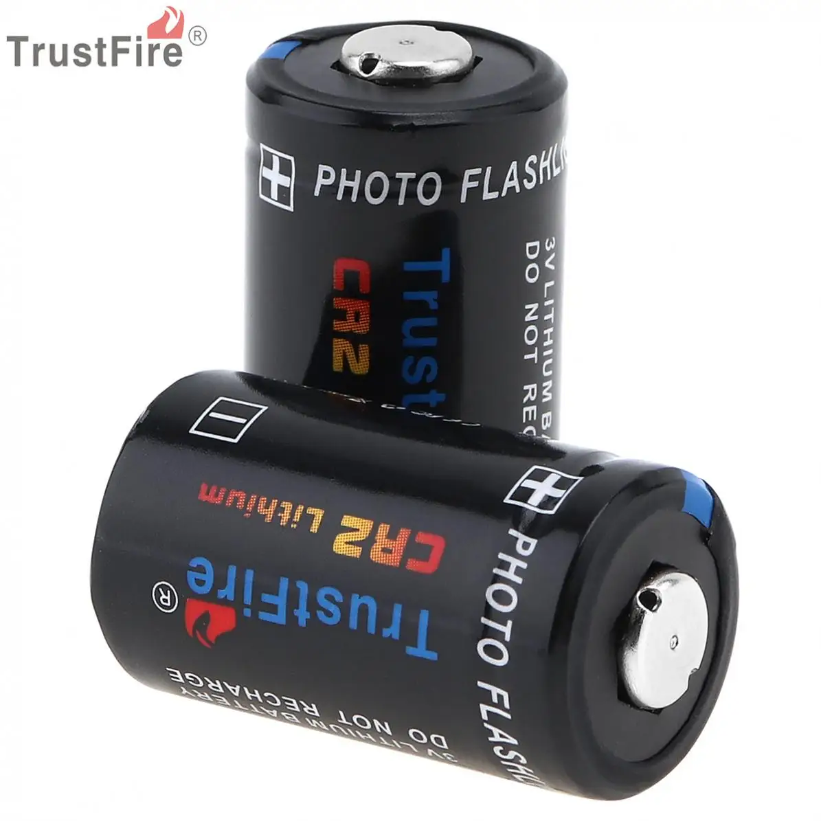 2 шт./лот TrustFire CR2 3V 750mAh литиевая батарея с предохранительным клапаном для фонарика/фары/камеры