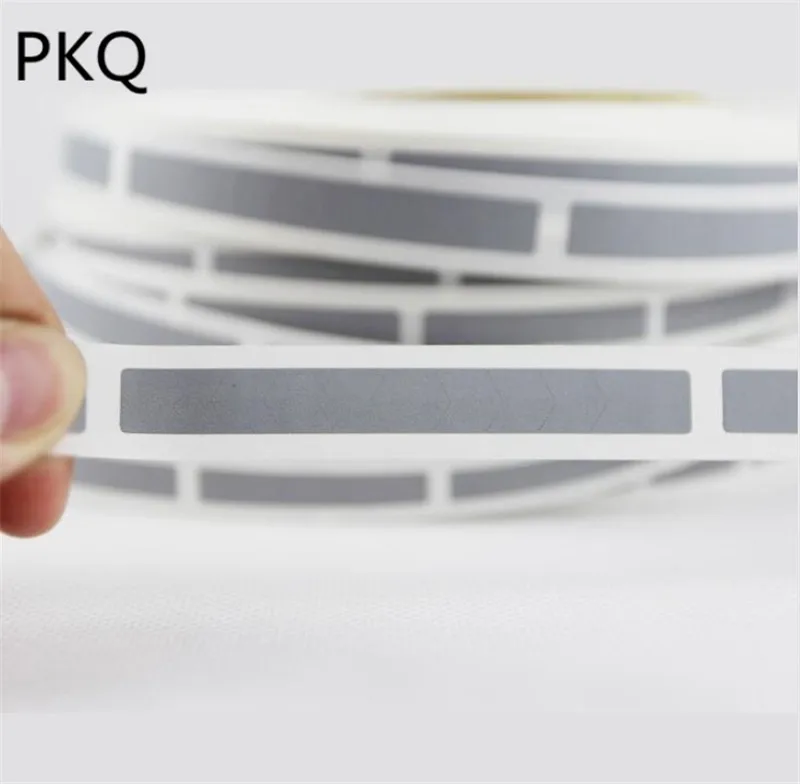 

1000pcs/Roll Multi-SizeGray adhesive SCRATCH OFF label STICKER Small DIY manual Label Tape hand made scratched stripe card film