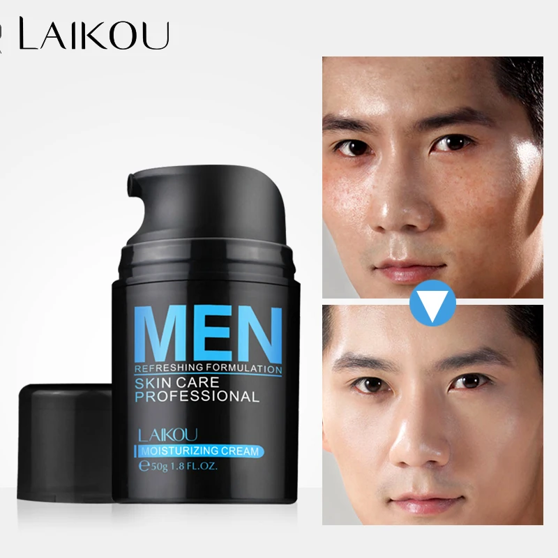  LAIKOU Hyaluronic Acid Face Cream Oil-control Men Lift Anti-Wrinkle Firming Shrink Pores Acne Day C