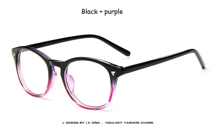 Зрелище классический Для женщин круглые очки кадр Брендовая дизайнерская обувь модные Для мужчин ногтей украшения оптические очки для чтения глаз