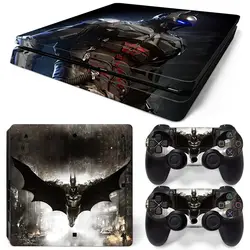 Бэтмен стиль для Playstation 4 PS4 тонкий кожи Стикеры для консоли из 2 предметов