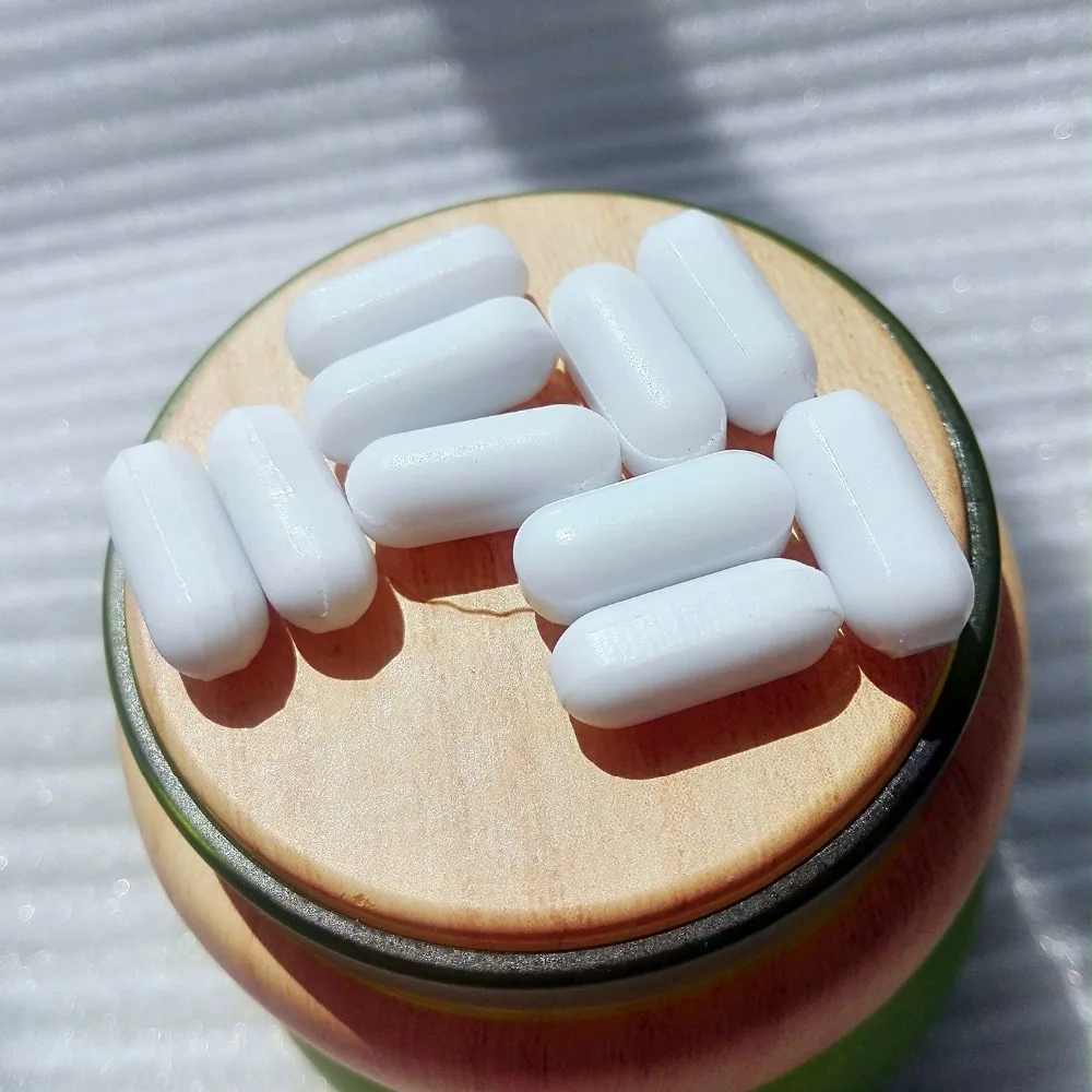 

laboratory Magnetic Stir Bar PTFE Plain Stirring Bars without Pivot Ring white Spinbars ,C6x10mm, Pack of 10