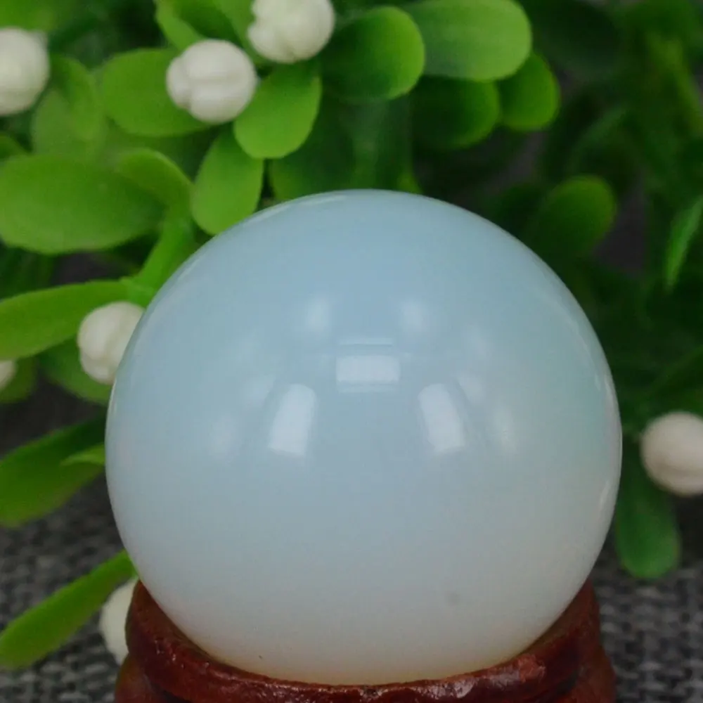 

(1.2")30MM Opalite Sphere Crystal Globe Ball Chakra Healing Reiki Stone Carving Crafts,Minerals