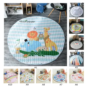 

Outdoor Travel Beach Mat Baby Play Mats Kids Crawling Carpet Floor Rug Baby Bedding Elephant Foldable Storage Game Pad
