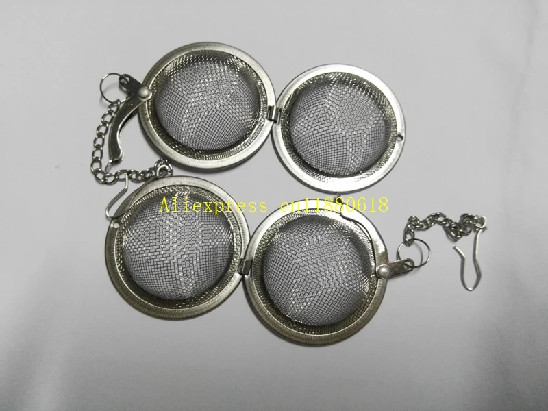  1000pcs/lot 4.5cm/5.5cm/7cm Stainless Steel Sphere Spice Tea Ball Strainer Mesh Infuser tea strainer Filter infusor 