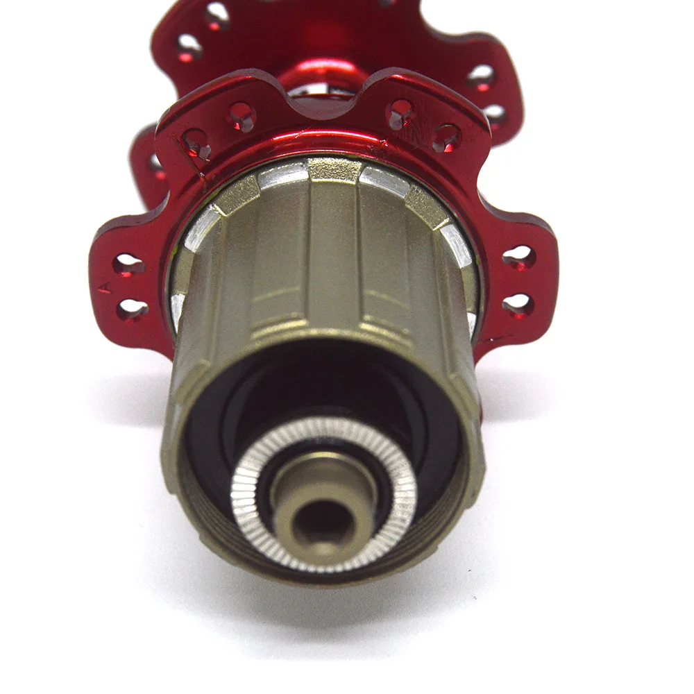 Novatec NOVATEC 271 372 Aluminum Alloy 7075 Bearing Hub Compatible with Shiman0 8/9/10/11 Speed Front 20 Rear 24 Holes