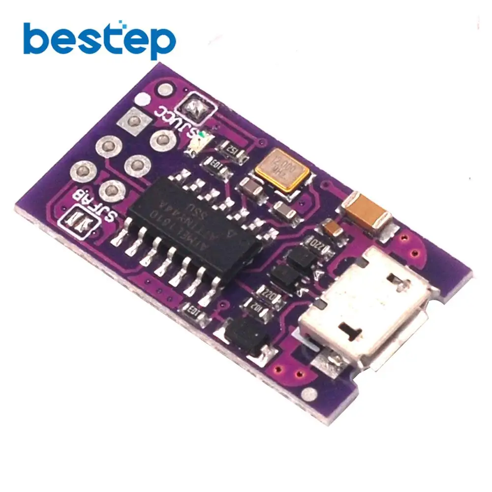 Микро usb 5 в крошечная AVR ISP ATtiny44 USBTinyISP программатор модуль для загрузчик ардуино