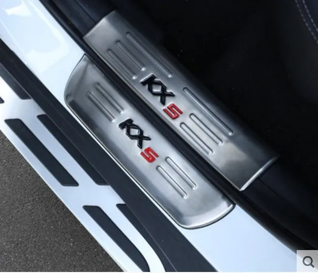 Kia kx5 нержавеющая сталь посвященный Добро пожаловать педаль порог изменение крыло декоративные