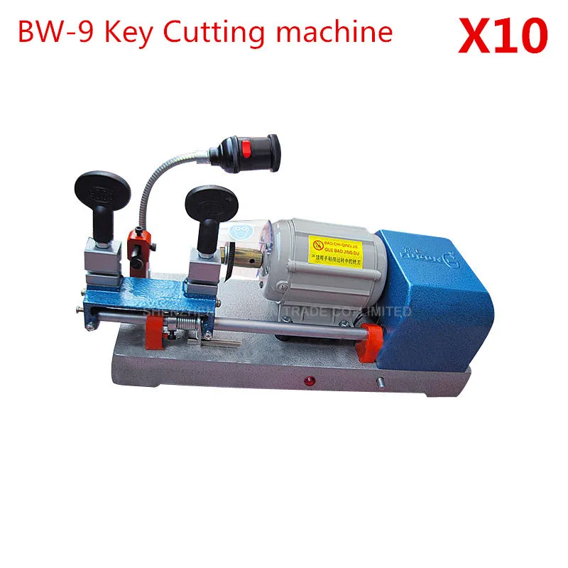 

10pcs/lot Multi fuctional chucking BW-9 Key Duplicating Machine Vertical Key Cutter Defu Locksmith 220v/50hz