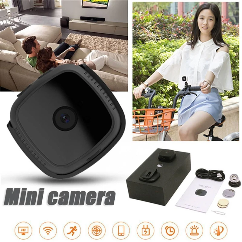 

WIFI Mini Camera IP With Motion Sensor 720P Mini Camera Wifi HD Night Vision For Iphone Android Video Security Magnetic Clip Cam
