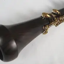 Профессиональный концерт полуавтомат студент Ebony клавишу C гобоя, позолота