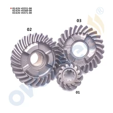 63V Gear Kit For Yamaha 15HP 9.9HP Outboard Motor 6E7-45560 6E7-45571 63V-45551 9.9E 15E series