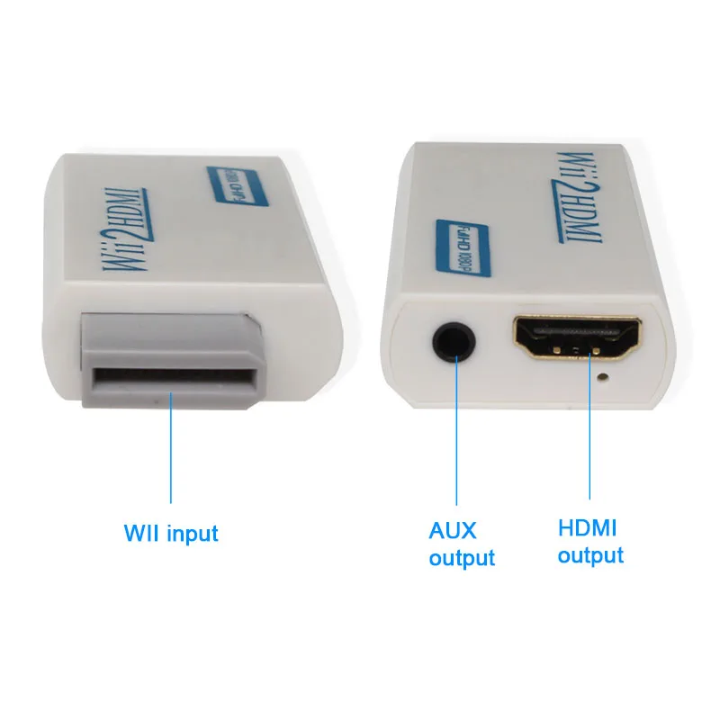 Переходник Wii в HDMI с аудиоразъемом 3 5 мм поддержка Full HD 720P 1080P для адаптера HDTV ПК