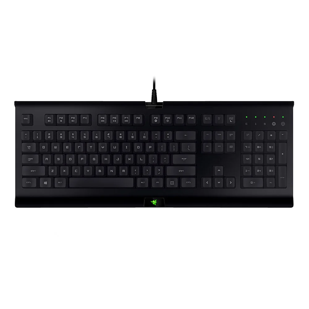 Проводная мембранная игровая клавиатура razer Cynosa без подсветки, 104 клавиш, программируемые клавиши для записи макросъемки, защита от брызг, Игровая клавиатура