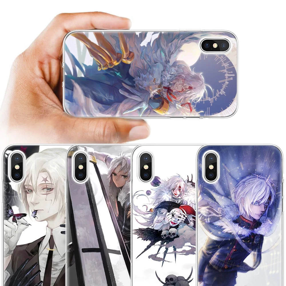 

D Gray-Man Anime Cartoon Silicone Case for iPhone Apple X XS XR XS MAS 8 7 6 6S 5 5S 5E 5C Plus Soft TPU Rubber Phone Cover