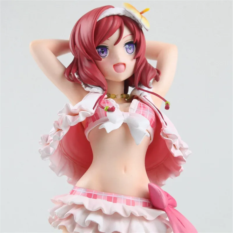 Love Live School Idol Project Figuras Toys Anime Nishikino Maki in Bikini Sexy Girl PVC Action Figures Dollss Lovelive Gift 23cm  (5)