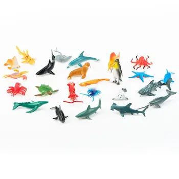 

24 Pcs/set Epoxy Mold Filling Material Simulation Deep Sea Biological Animal Model Children Toys DIY Craft Making Filler