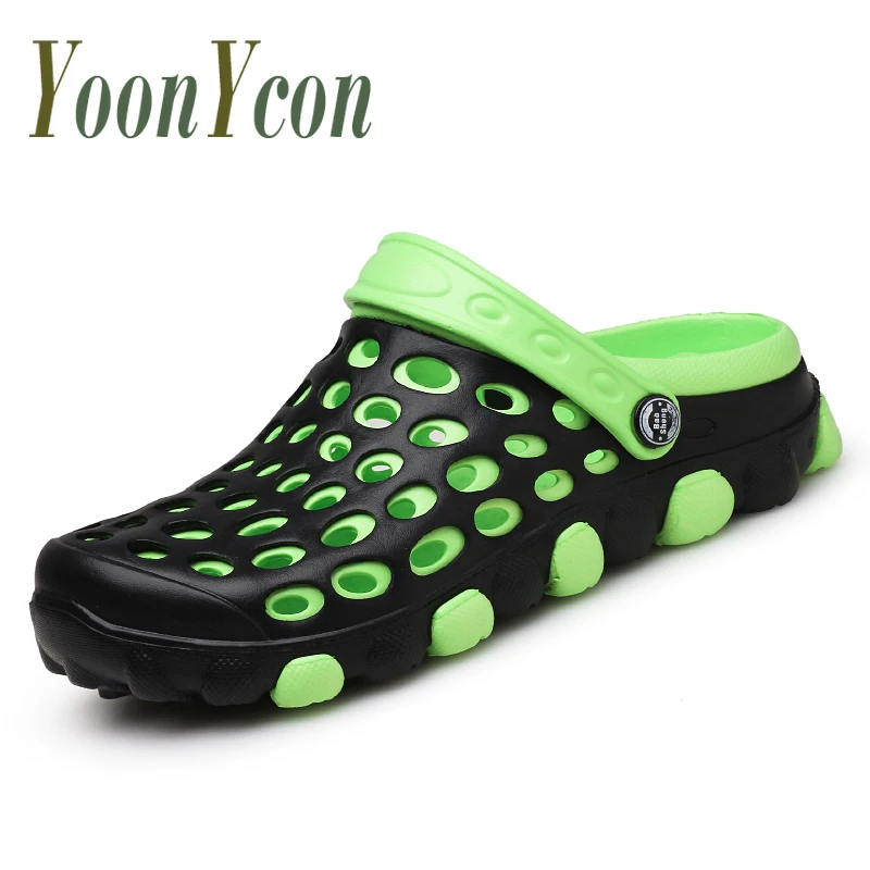 

Men Jelly Shoes Comfort Mens Sandals Water Beach Shoes Summer Mens Fashion Beach Activities Slides Colorful Male Garden Slippers