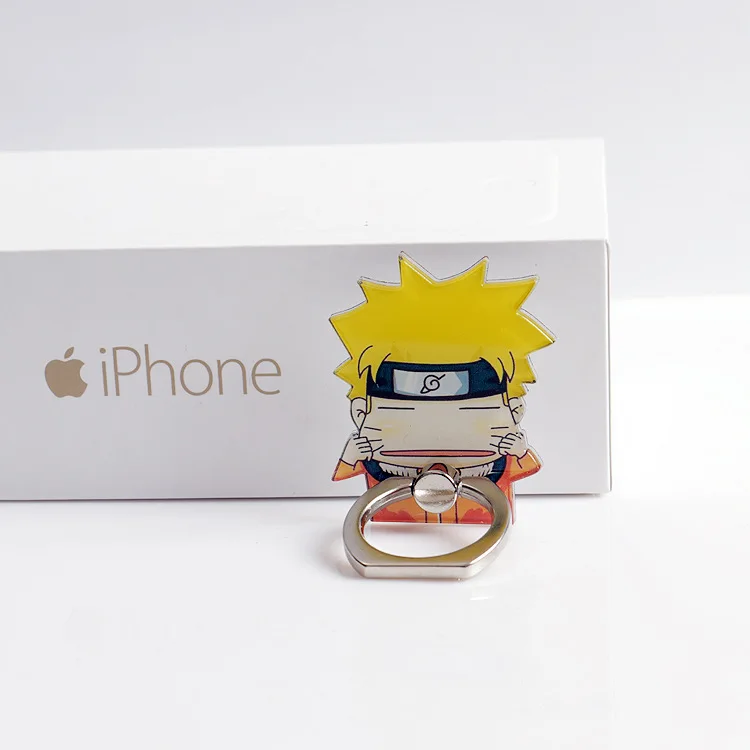 New Universal Phone Stand Bracket Finger ring holder phone Holder Stent Personality Lazy Phone Anti-slip Naruto Luffy