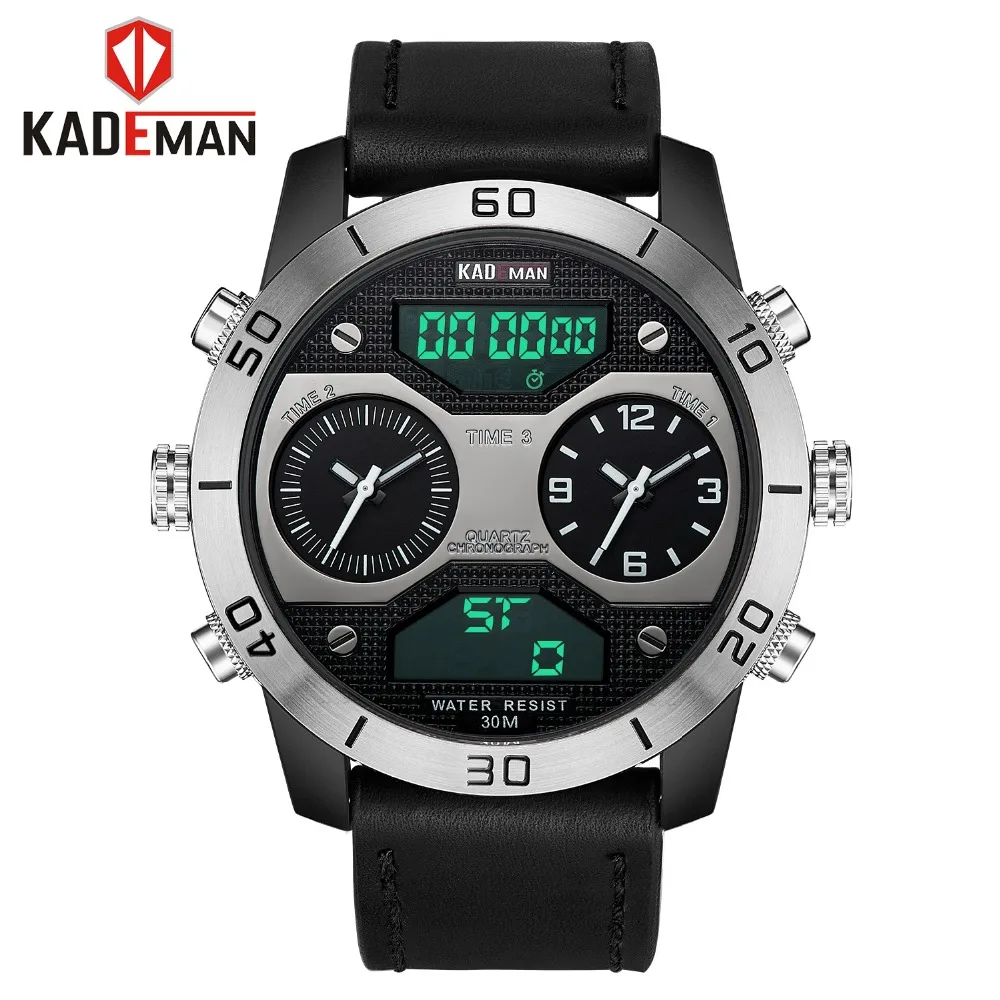 

Men Sports Watches Analog Digital Led Sport Wristwatches 50M Water Resistant Luxury Brand Quartz Watch Gold Saat