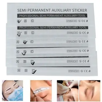 

Tattoo Accessories Professional Disposable Semi Permanent Auxiliary Sticker Eyebrow Tattoo Tool Eyelashes Accesories