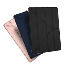 

Leather Ultra-thin Cases For Ipad Pro 10.5 12.9 Air2 Business Stand Cover With Automatic Sleep Wake-Up Soft TPU+PU Coque Funda