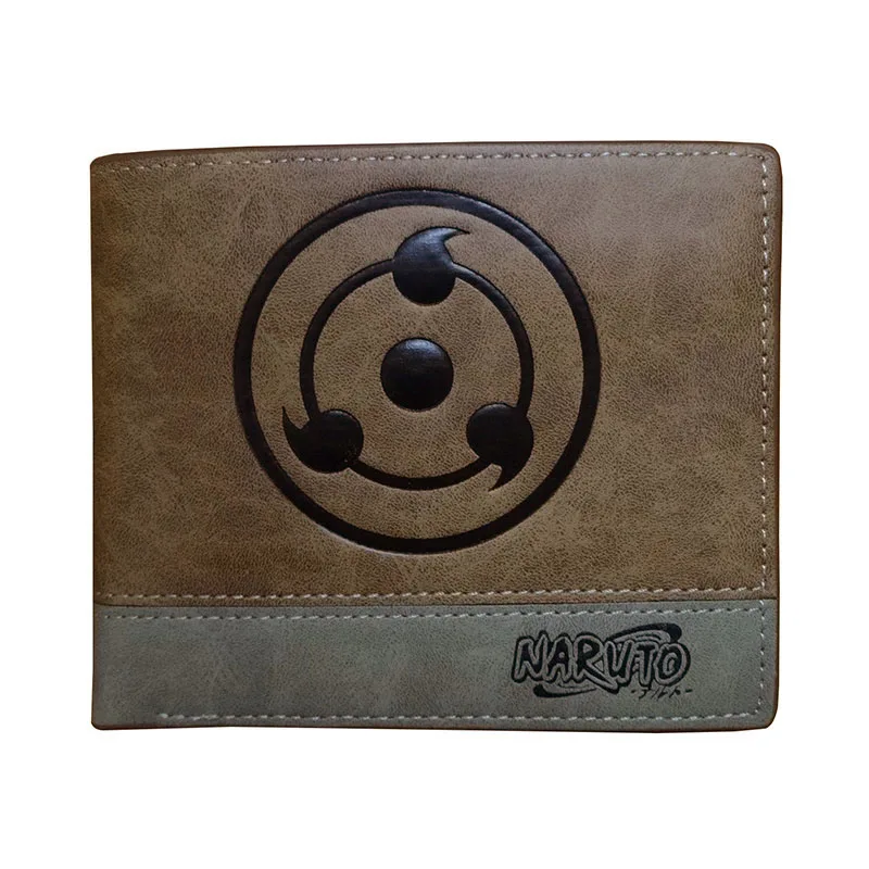 

Japanese Anime Naruto Embossing Logo Wallet Casual Leather Short Purse with Card Holder Coin Pocket Bags Gifts Women Men Wallets