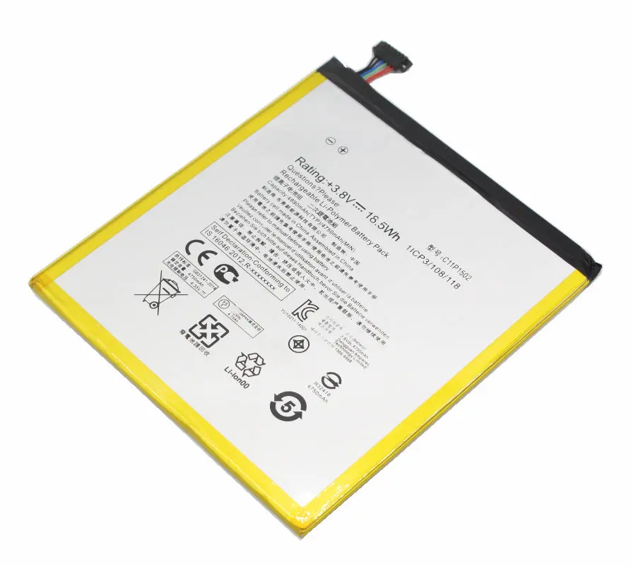 5 шт./лот 4890 мАч/3 8 в C11P1502 Сменный аккумулятор для ASUS ZenPad 10 Z300CG Z300CL P01T Z300M Z300C P023