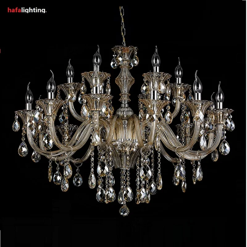 Lustre de Cristal Sala de Estar Lustres de Cristal Pingentes e Lustres Lâmpada de Iluminação Moderna Decoração Tiffany Home Indoor 7 Cheap light setting