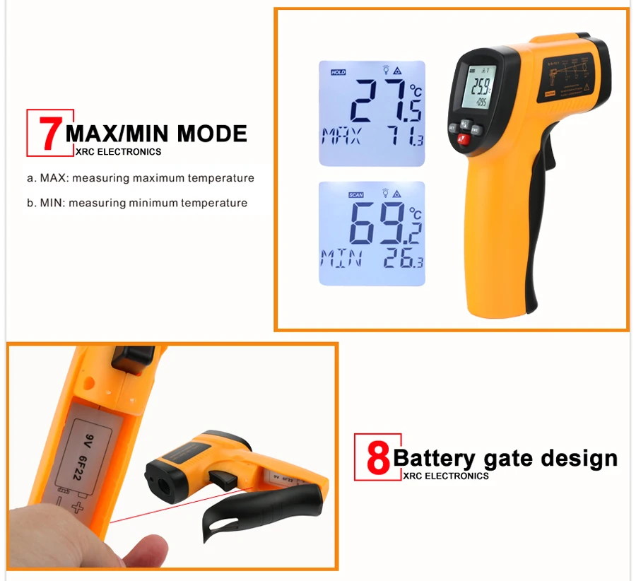 Infrared thermometer GM300E GM550E detail description (11)