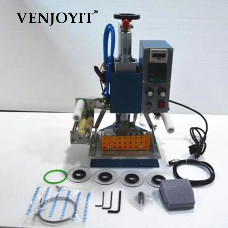 Pneumatic Printing Machine 130*100MM, Printer Leather, Creasing, Hot