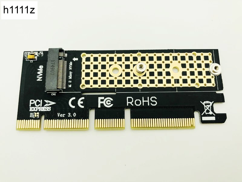PCI Express PCIE 3 0X4 на M2 SSD NVME адаптер карта M ключ интерфейс E Riser для 2230 2242 2260 M.2 SSD|Платы