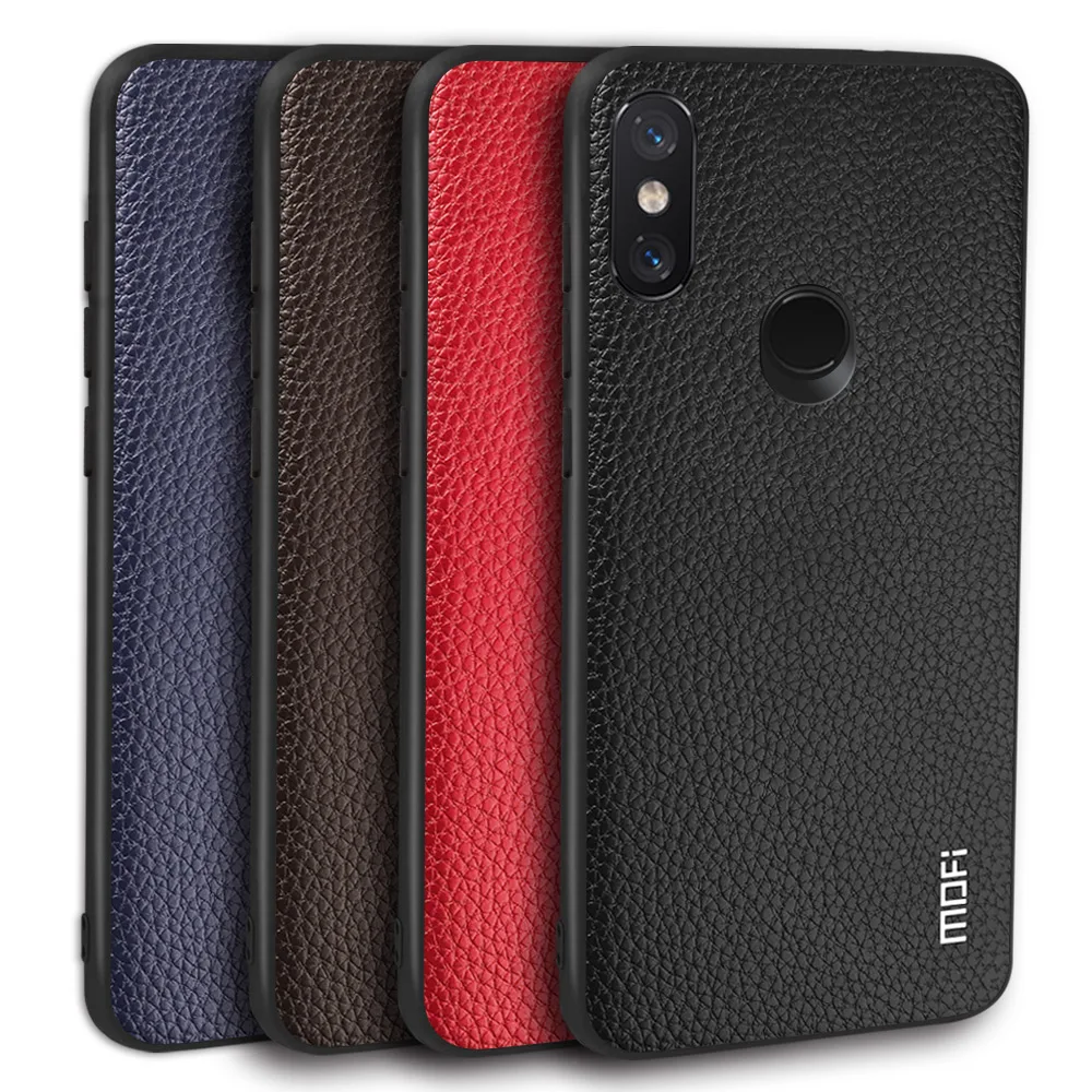Чехол MOFi для телефона Xiaomi Mi 8 задняя крышка корпус из искусственной кожи чехол Mi8 с