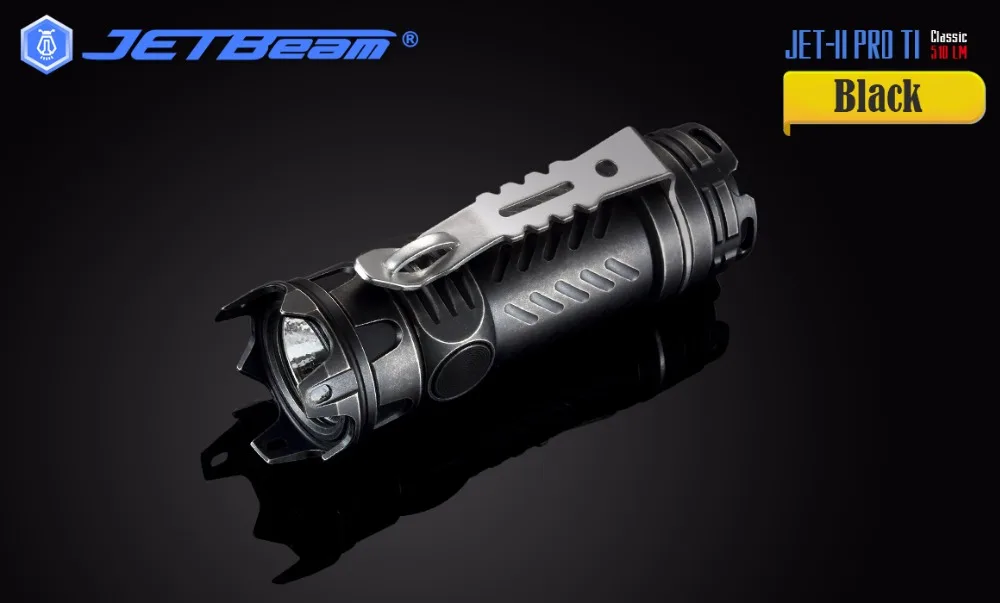 1 шт. JETBeam II PRO TI 510LM 4 режима тактический фонарь светодиодный светильник мини-вспышка светильник