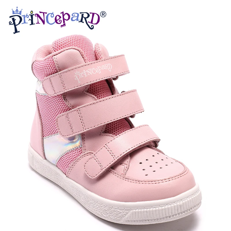 PRINCEPARD/ Новое поступление; сезон весна-осень; дышащие кроссовки; ортопедическая обувь для детей; Уличная обувь для девочек;