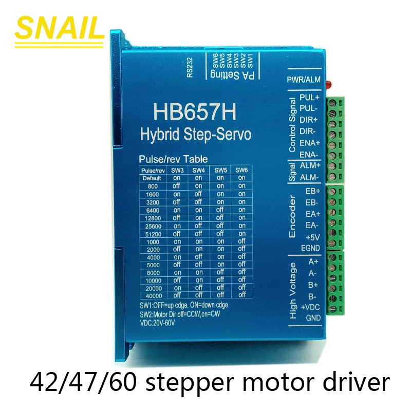 

Stepper motor driver HBS657H for 42 57 60 closed loop motor