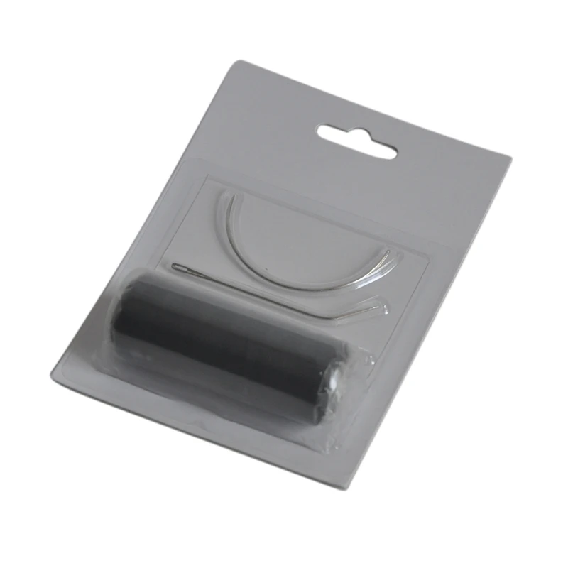 

1 Roll Thread+3 Pcs Curved Hair Ventilating needle(C J I Type) For Making Wig Professional Extensions Knitting Tools