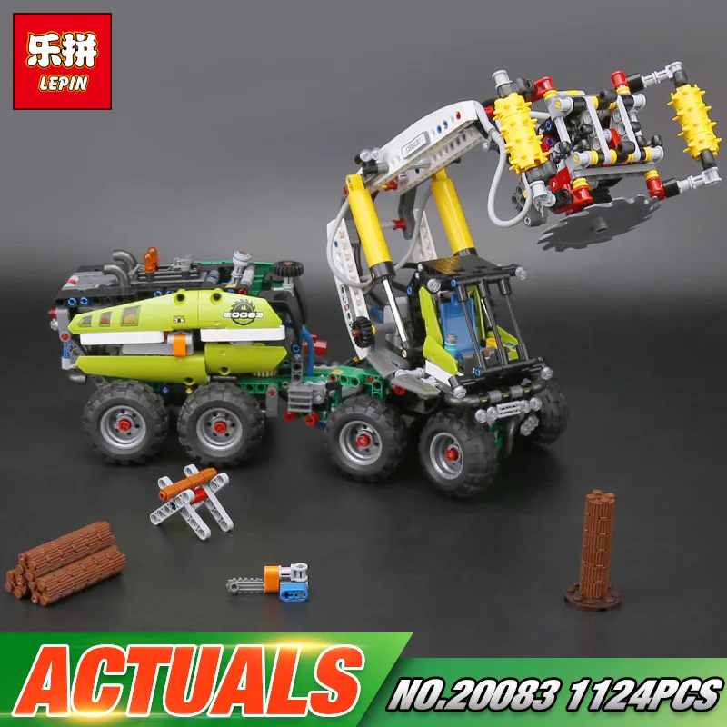 

Lepin 20083 Technic Toys The 42080 Forest Harvester Set Buidling Blocks Bricks Funny Car Model Kids Toys Christmas Birthday Gift