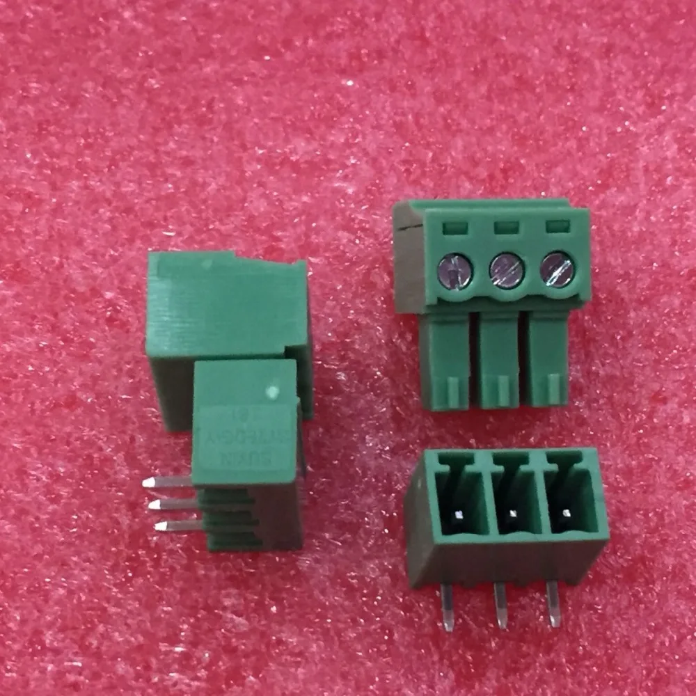 Frete grátis 100 peças 2edgk-3.81-3p + 2edgr-3.81-3p