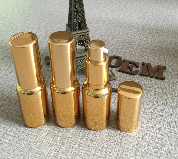 468pcs 20ml high temperature gold plated refillable empty lotion head bottle Emulsion essence cream glass subpackage | Красота и