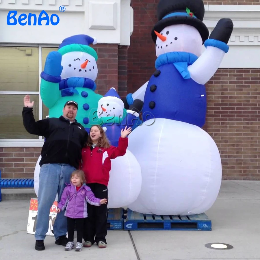 X139 snowman christmas inflatables,inflatable snowmen/massive