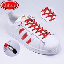 No Tie Shoe laces Kids Adult Safety Elastic Shoelaces Outdoor Leisure Sneakers Round Shoelace Unisex off white Lazy laces