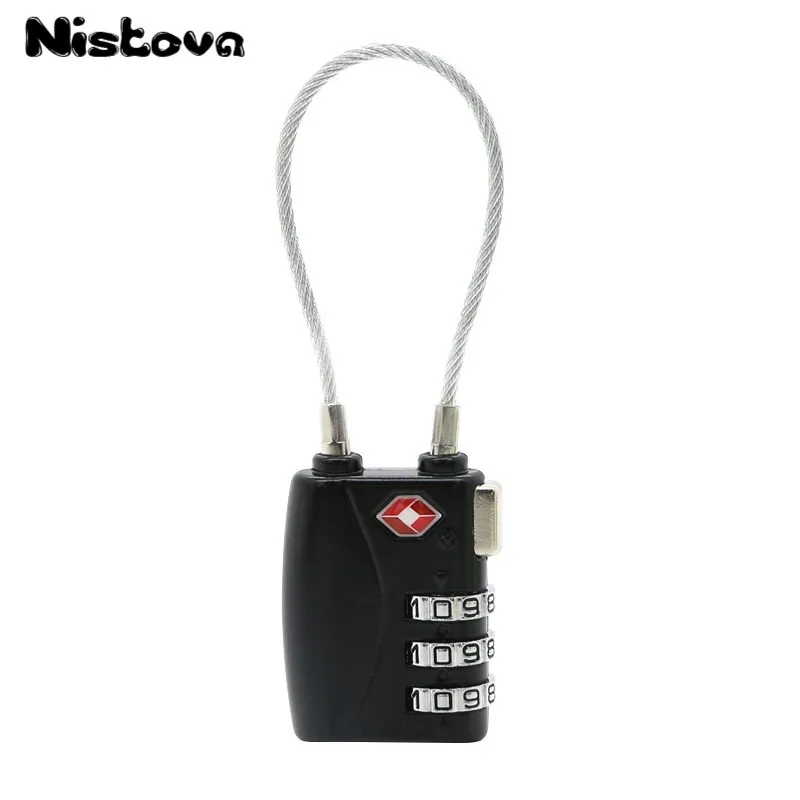 Buy Resettable 3 digit Combination Travel Accessories Password Lock Combination