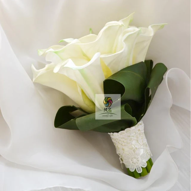 diy european style simple and elegant pastoral garden calla flower